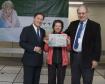 Malvina de Oliveira Cardoso com os diretores da Celepar, Jacson Cavalho Leite e Lucio Alberto Hansel .Curitiba, 29/06/2017.Foto: Divulgação Celepar