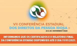 VII Conferência Estadual dos Direitos das Pessoas Idosas