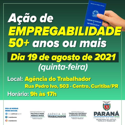 ação empregabilidade 50+