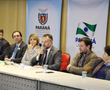 Secretária da Família e Desenvolvimento Social, Fernanda Richa, participa do Seminário de Enfrentamento a Violência contra a Pessoa Idosa - Foto: Rogério Machado/SECS