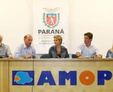 Secretária da Família e Desenvolvimento Social, Fernanda Richa, participa do Seminário de Valorização da Pessoa Idosa, em Cascavel.Foto: Rogério Machado/SECS