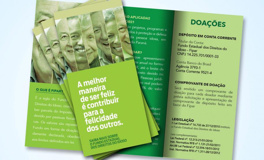 17/10/2016 - Contribuintes podem fazer doações ao Fundo Estadual dos Direitos da Pessoa Idosa Contribuintes podem fazer doações ao Fundo Estadual dos Direitos da Pessoa Idosa