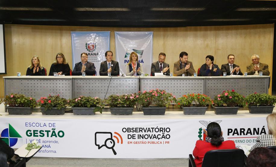 Secretária da Família e Desenvolvimento Social, Fernanda Richa, participa do Seminário de Enfrentamento a Violência contra a Pessoa Idosa - Foto: Rogério Machado/SECS