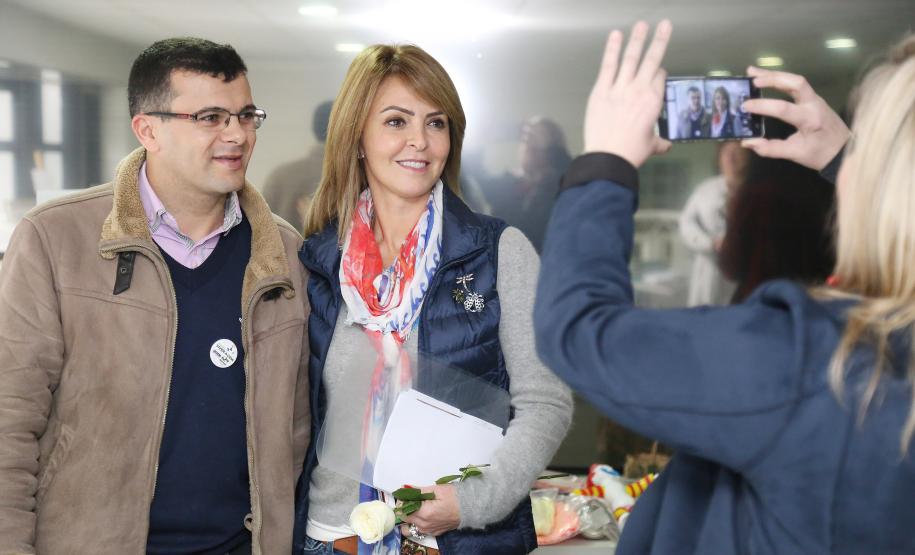 Secretária da Família e Desenvolvimento Social, Fernanda Richa, participa do Seminário de Enfrentamento a Violência contra a Pessoa Idosa - Foto: Rogério Machado/SECS