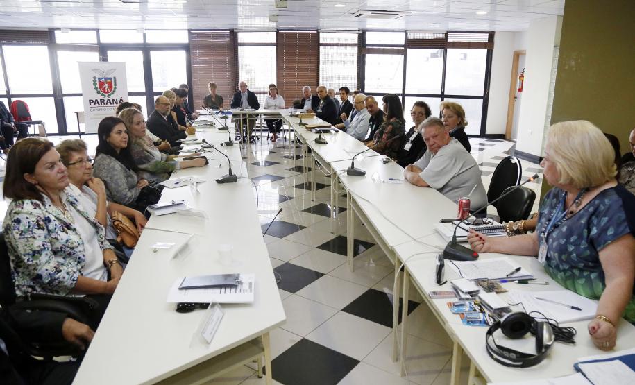 Secretária estadual do Trabalho e Desenvolvimento Social, Fernanda Richa, partcipa da reunião de posse do Conselho Estadual do Idoso.Foto:Divulgação/SEDS