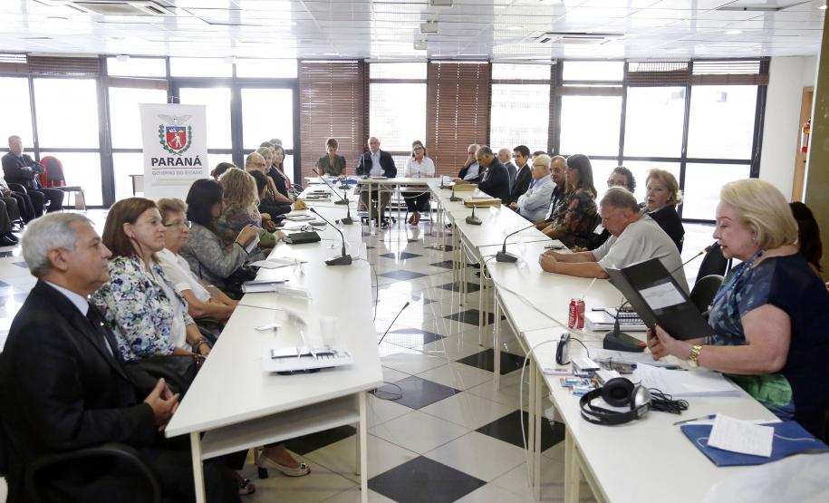Secretária estadual do Trabalho e Desenvolvimento Social, Fernanda Richa, partcipa da reunião de posse do Conselho Estadual do Idoso.Foto:Divulgação/SEDS