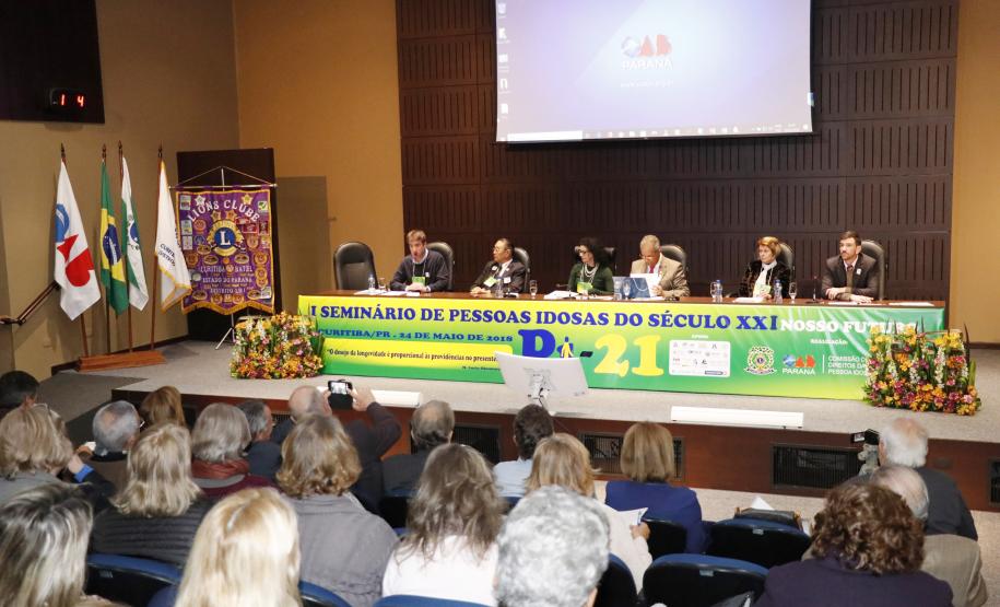 Secretaria da Família participa de Seminário da Pessoa Idosa - Foto: Aliocha Maurício/SEDS
