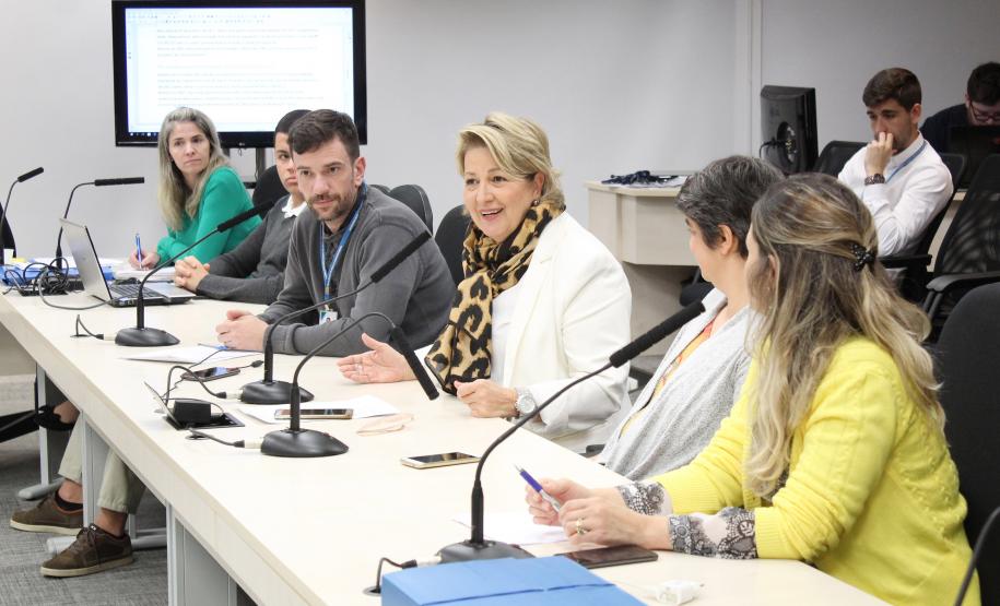 Secretária da Família e Desenvolvimento Social, Nádia Moura, participa da reunião do Cedi - Foto: Aliocha Maurício/SEDS